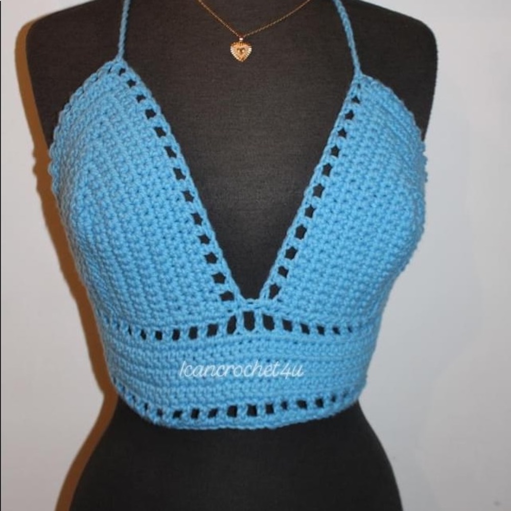 Crochet crop top